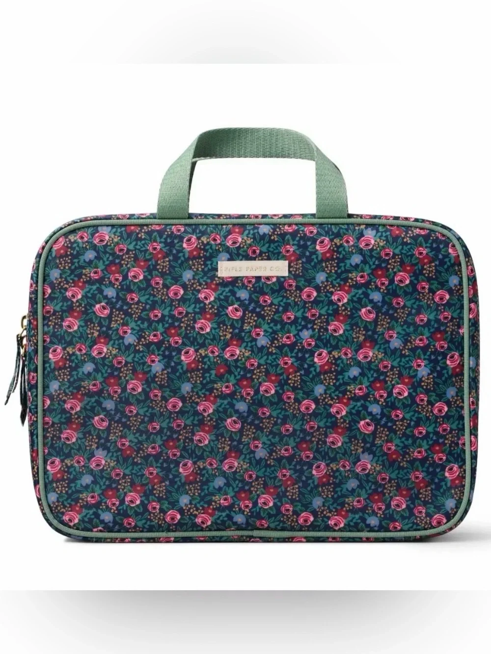 NWT Rifle Paper Co travel cosmetic case in “Rosa”